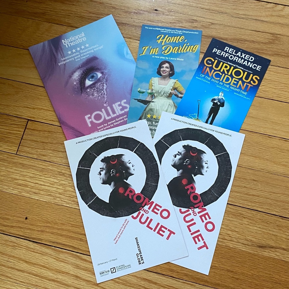 West End Musical and Play Calling Card
